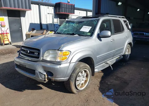 2004 Toyota Sequoia Sr5 V8 from USA, damaged, VIN 5TDZT34AX4S228447